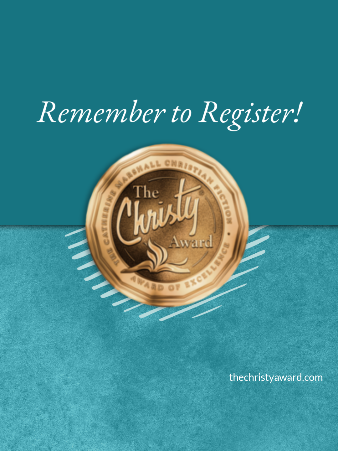 The Christy Award Gala & Art of Writing conference celebrating excellence in Christian Fiction. Learn more and register at TheChristyAward.com