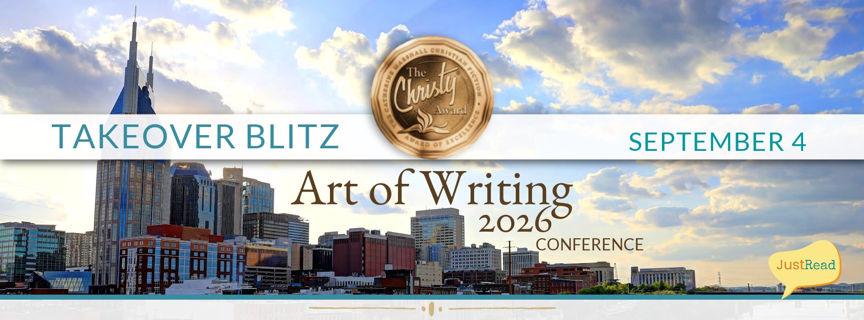 The Christy Award Art of Writing JustRead Takeover Blitz & Giveaway